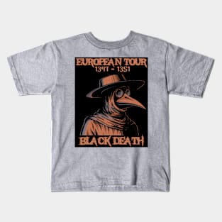 Black death t-shirt Kids T-Shirt